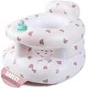 Upgraded Inflatable Baby Seat for Babies 3-36 Months, Inflatable Baby Chair Sit Me Up Floor Seat for Baby, Back Support Baby Seats for Infants for Sitting Up with Built in Air Pump (Bear)