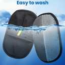 2 x 3Pcs Pet Hair Removal Glove, 2025 New Upgrade Electrostatic Gloves Pet Hair Reusable for Cats Dogs & Pets