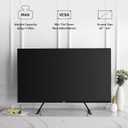 Universal TV Stand, Metal TV Legs for 20-65 inch LCD/LED/OLED/Plasma Flat&Curved Screen TV Height Adjustment with VESA 75x75mm to 800x500mm Max ML1760