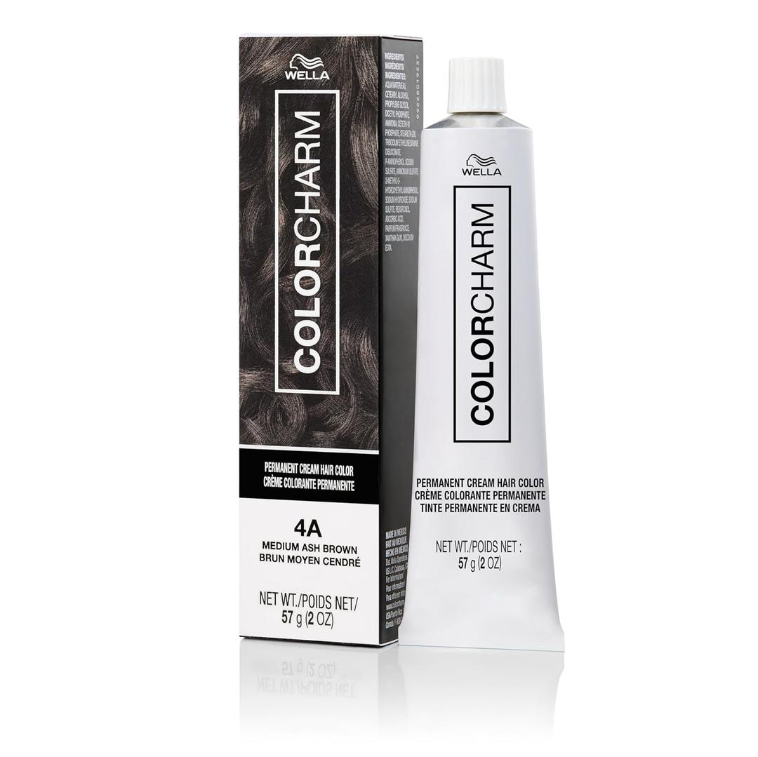 COLORCHARM Permanent Cream Hair Dye | Darkest Colors | 100% Gray Coverage