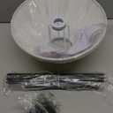 VANZARLA Modern Linear Chandelier for Kitchen Island, 2-Light Linear Light Fixture with Off-White Fabric Shade, Rustic Pendant Light for Dining Room (Black)