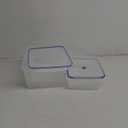 DURABLE FOOD STORAGE, WITH SIDE LAUNDRY LIDS, 2 PACK, BIG AND SMALL