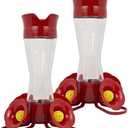 Perky-Pet 203CPBN-2 Glass Hummingbird Feeders for Outdoors with Perches, Ant Moat, Bee Guards - Pack of 2