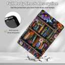 for 6" Kindle Paperwhite 10th Generation 2018 Release 360 Degree Rotating Case, PU Leather Stand Smart Flat Case with Auto Wake/Sleep for Kindle Paperwhite 2018 6 Inch PQ94WIF, Flower Book