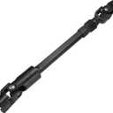 Motoforti Lower Power Steering Shaft, for Jeep Cherokee 1984-1994, Metal, No.4713943, Black