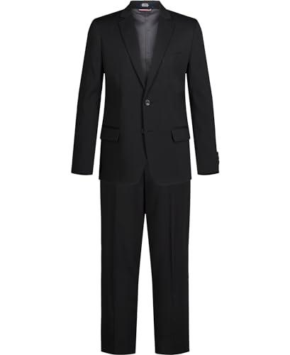 Tommy Hilfiger Boys' 2-Piece Formal Suit Set, Black, 8