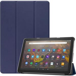 Case for Amazon Fire HD 10 (7th / 9th Generation, 2017/2019 Release) 10.1" Premium PU Leather Protective Cover Amazon Fire HD 10 Case (Dark Blue)