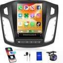 4Core 2G+64G Android 13 Car Stereo Radio for Ford Focus 2012-2018, Rimoody Wireless Carplay Android auto GPS Navigational 5G-WiFi Bluetooth 5.0 9.7 Touchscreen FM/RDS SWC + Backup Camera