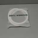 Silicone Shower Hose Extra Long,Explosion Proof Anti Winding Showerhead Hose,Used In Showerheads Spray Bidet Bathing Toilet Cleaning Flexible RV Shower Hoses Replacement (White, 59 In)