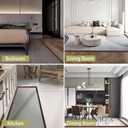 16.4ft Peel and Stick Floor Transition Strip, Carpet to Tile Transition Edging Trim Suitable for Doorways Threshold (Cover Height Within 5mm) (Coffee)