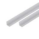 2Pcs Aluminum Angle Stock 6063-48" Long x 1/2" Wide x 1/16" Thick