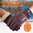 Rivmount Winter Waterproof Ski Snow Warm Gloves for Women Men, Windproof Cold Weather Thermal with Touchscreen Fingers, for Running Driving Cycling Hiking Biking Outdoor Sports Daily Work, Small