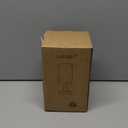 Small Table Lamp for Bedroom, Nightstand Lamp Linen Lampshade Bedroom Wood Base Small Bedside Lamp for Night Stands, Desk Lamps for Reading Living Room, Office (LED Bulb Included) (Black-Walnut Wood)