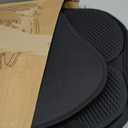 Kayak Seat Deluxe Padded Canoe Seat Adjustable Kayak Backrest Replacement Seat Cushion Pad Back Support with Detachable Back Storage Bag for Universal Sit