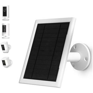 5W Solar Panel for Ring Camera Spotlight Cam Plus/Pro (Battery) Stick Up Cam/Pro Spotlight Cam Battery, IP65 Waterproof with Type-C to DC Adapter Cord with 10ft Solar Charger Cord -1 Pack
