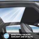 Non-Sag Roof Sunshades for Tesla Model YL 2026 (Black)
