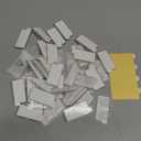 Hooks for Outdoor String Lights Clips: 40Pcs Heavy Duty Light Hook with Waterproof Adhesive Strips - Outside Clear Cord Holders for Hanging Christmas Lighting - Outdoors Sticky Clip