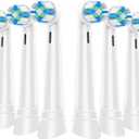 iO Replacement Heads Compatible with Oral B iO 2/3/4/5/6/7/8/9/10/Deep Clean Series Electric Toothbrush, IO Toothbrush Heads, Brush Heads with Medium-Hard bristles Care Your Teeth (6 Black)