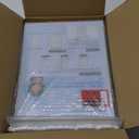 6pack 8.5x11 Acrylic, L Shape Clear Plastic, Menu Holder, Unbreakable Table sign holder for Restaurant, Office, School, Store and Home Use