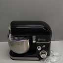 Kitchen in the box Stand Mixer,3.2Qt Small Electric Food Mixer,6 Speeds Portable Lightweight Kitchen Mixer for Daily Use with Egg Whisk,Dough Hook,Flat Beater (Black)
