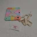 Case for iPad Air 11-inch (M2 and M3) for Kids Girls with Stylus Holder, Cover for iPad Air 6th 2024/2025 with Butterfly Stand, Carrying Strap, Heavy Duty Full Body Protective - Colorful