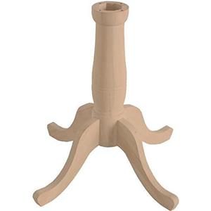 5" Hardwood Turned Dining Table Pedestal Base