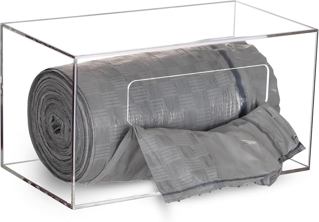 Acrylic Garbage Bag Dispenser