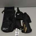 adidas Unisex-Adult Tiro Soft Ground Match Shin Guards (Small, Black/Gold Metallic/White)