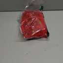 AVOIN colorlife Christmas Tree Star Red Throw Pillow Cover Set of 2, 18 x 18 Inch Soft Plush Faux Fur Jacquard Festivals Winter Cushion Case Decoration for Sofa Couch