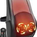 Electric Back Massager with Heat for Office Chair - Shiatsu Deep Kneading Massage Pillow, Adjustable Strap, Christmas Gifts for Dad Mom Men Women