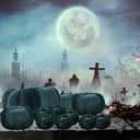 12pcs Artificial Velvet Faux Pumpkins Halloween Handmade Crafts Fabric Foam Fall Harvest Table Centerpiece Party Thanksgiving Decorative Teal