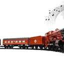 Lionel Battery-Operated Hogwarts Express Toy Train Set with Bluetooth, Locomotive, Train Cars, & Track with Authentic Train Sounds, Lights, & Water Vapor Smoke Effects for Kids 4+