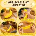 Bannana Squishy Toy,Banana Squishy,Banana Stress Toys,Lightweight Squeeze Toys Stress Relief Toys for Adults Party Favors Birthday Gift