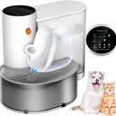 AIERSA Smart Pet Water Fountain, Automatic Pet Water Fountain No Filter Needed, Filterless Cat Water Fountain, Self-Cleaning Cat Water Fountain Without Filter, Rechargeable Water Dispenser for Cats