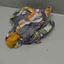 iChunhua Women's Comfy Stretch Floral Print Drawstring Palazzo Wide Leg Lounge Pant Large