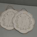 Bunny Wall Sign Embroidery 2pc