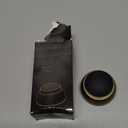 Door Stopper Wall Protector with Silicone Head, Aluminum Door Knob Wall Protector, Spring Shock Absorption Technology, 1.65" Door Stoppers for Wall, Adhesive Installation or with Screw, Bronze