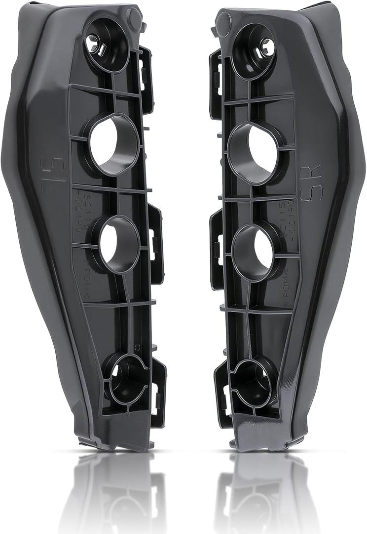 2 PCS Front Bumper Support Bracket Compatible with Toyota Corolla 2009-2013 Replaces 52116-02170 52115-02170 TO1042114 TO1043114