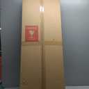 Beauty4U 50” x 14" Full Length Wall Mirror, White Baroque Door Mirror