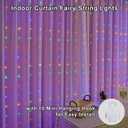 300 LED Curtain String Lights, Fairy Lights with 8 Light Modes, 9.8x9.8Ft Remote USB Plug Fairy String Lights for Christmas, Bedroom, Indoor, Outdoor, Weddings, Party, Camping Decor (Multicolored) (Copper Wire-Multicolor)