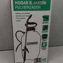 Chapin 16200 2-Gallon Made in USA Garden Pump Sprayer with Ergonomic Handle, Trigger Shut Off, Adjustable Cone Nozzle and in-Tank Filter, for Spraying Weeds, Insects, Fertilizers, Translucent White
