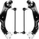 Front Driver & Passenger Side Lower Control Arms Suspension Kit Fit for Chevy Equinox, Fit for GMC Terrain 2010 2011 2012 2013 2014 2015 2016 2017-4pc Set