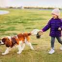 16 Ft Retractable Dog Leash, 360 Tangle-Free Heavy Duty Great Leashs for Dog up to 66lbs with Anti-Slip Handle, Dog Walking Leash for Medium 66lbs Dogs (Black,M)