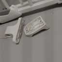 Babelio Baby Gate for Stairs, Kitchen & Doorways, 26-43" W 28" H No Bottom Bar| Easy Installation| One-Handed Operation| Auto-Close| Hardware Mount (Drill Needed) Safety Dog/Pet Gate Indoor (White)