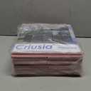 Criusia Storage Cubes - 11 Inch Heavy Duty Fabric Storage Bins for Shelves Closet, Cube Organizer - 8 Pack Collapsible Cube Storage Bins Baskets for Organizing Clothes Blankets Toys (Pink)