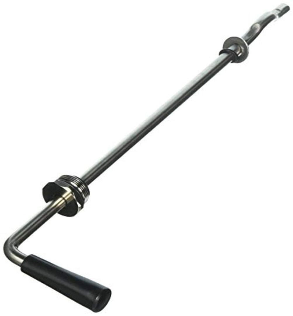 T&S Brass 010393-45 Twist Waste Valve Handle Assembly, Silver