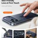 TORRAS for iPhone 17 Pro Case, Slim Fit, Ultra Thin Lightweight Minimal Design, Secure Grip & Silky Touch, Anti-Scratch Hard PC Cover for iPhone 17 Pro Phone Case 6.3in, OriginFit, Clear