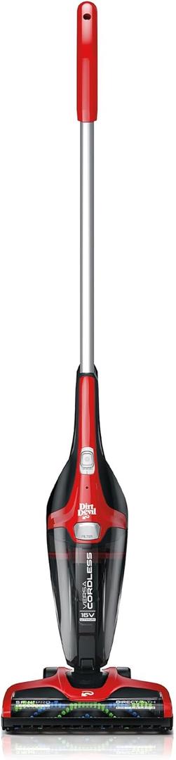 Dirt Devil 3-in-1 Versa Stick Vacuum Cleaner, Lightweight, Rechargeable, Ideal for Pet Hair, Dog Beds, Stairs, and More, Cordless Vacuum Cleaners for Home Use
