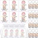 Huquary 24 Pcs SLP Gifts Speech Pathologist Gifts SLP Keychain Language Pathologist Keychain Jewelry Men Women for Backpack Wallet