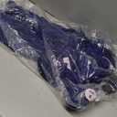 R & M Richards Women's Blue Banded Rhinestone-Trim Capelet Dress Size 6